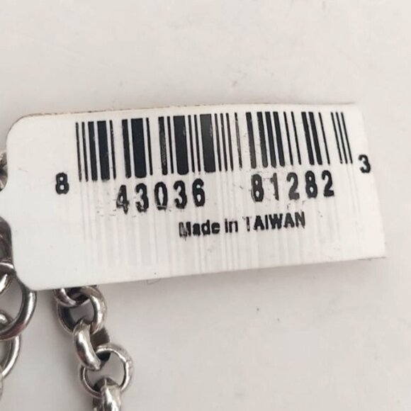 NWT Brighton On The Rocks Collar Necklace Crystal Silverplated Retired IN7892P39 - Picture 7 of 8